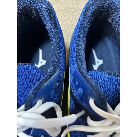Mizuno Wave Rider 17 Men's 12 Blue/yellow/white - Picture 11 of 12